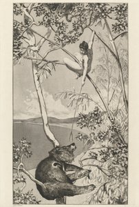 Bear and Elf Bär und Elfe: pl.1, vydáno 1881. od Max Klinger