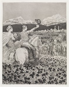 Ve vlastní zemi (Stan, opus XIV, 2. část, č. 43) od Max Klinger