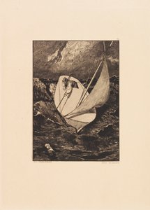 Opus VI, z Parafráze o nalezení rukavice, 1881. od Max Klinger