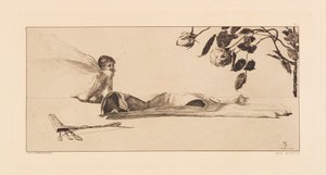 Opus VI, z Parafráze o nalezení rukavice, 1881. od Max Klinger