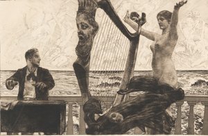 Opus XII, Brahmsova fantazie, 1894. od Max Klinger