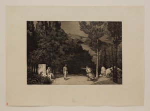 Pyramus a Thisbe III od Max Klinger
