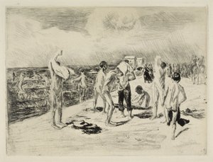 Koupající se chlapci od Max Liebermann