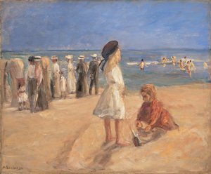 Plážový život, 1916. od Max Liebermann