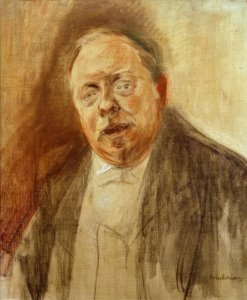 Portrétní studie barona Alfreda von Bergera od Max Liebermann