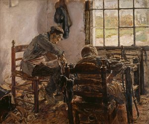 Ševcovská dílna od Max Liebermann