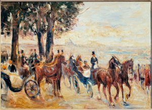 Corso auf dem Monte Pincio od Max Liebermann