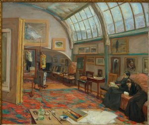 Ateliér umělce od Max Liebermann