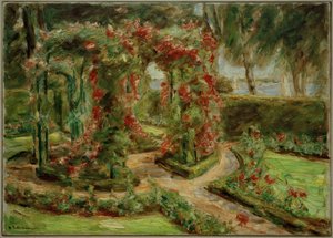 Růžová zahrada ve Wannsee od Max Liebermann