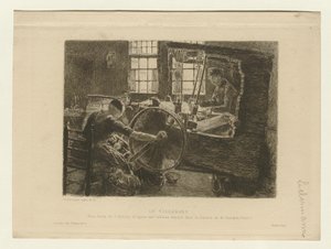 Tkadlec od Max Liebermann