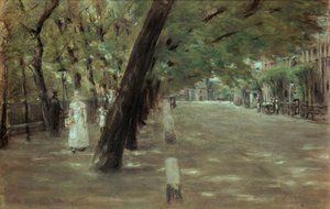 Kirchenallee v St. Georg, Hamburk od Max Liebermann
