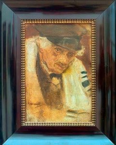 Žid v modlitebním šátku od Max Liebermann