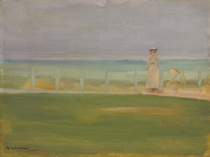 Dáma na pláži, 1901 od Max Liebermann