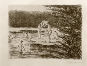 M.Liebermann, koupající chlapci od Max Liebermann