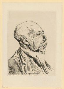 Portrét profesora Adolpha Goldschmidta od Max Liebermann