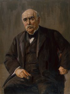 Portrét bankéře Eugena Gutmanna (olej na plátně) od Max Liebermann