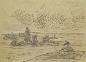 Oprava sítí, 1894 od Max Liebermann
