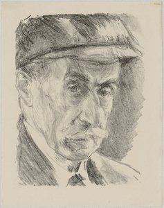 Autoportrét s čepicí od Max Liebermann