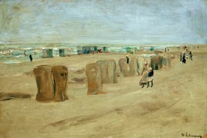 Obrázek pláže v Noordwijku od Max Liebermann