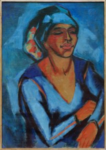 Portrét Lotte Pechsteinové od Max Pechstein