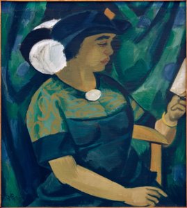 Portrét Lotte Pechsteinové od Max Pechstein
