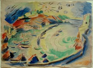 Zátoka Monterosso al Mar od Max Pechstein