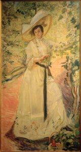 Nini am Weinspalier od Max Slevogt