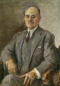 Portrét Hermanna Sudermanna 1857-1928, 1927. od Max Slevogt