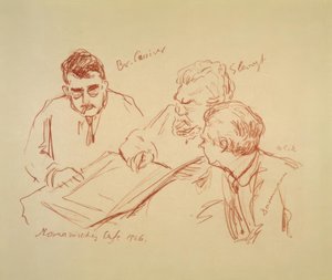 Romanisches Café 1926 od Max Slevogt