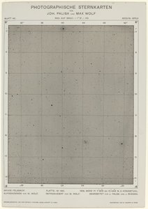 Photographische Sternkarte 17. března 1906, 2268. Tvůrci: Max Wolf, Johann Palisa. od Max Wolf, Johann Palisa