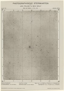 Photographic Star Charts (6. července 1904) od Max Wolf and Joh. Palisa