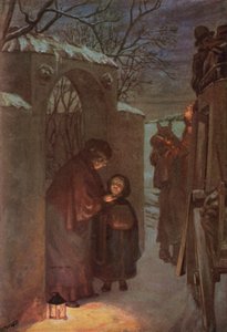 Ilustrace pro Jane Eyre od Charlotte Bronte (barevné lito)
