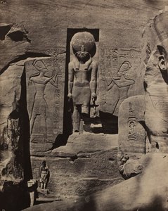 Abu Simbel, Sochy u vchodu do Spéos de Phré od Maxime Du Camp