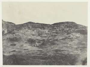 Gournah, nekropole v Thébách; Thebes od Maxime Du Camp