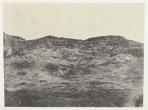 Gournah, nekropole v Thébách; Thebes od Maxime Du Camp