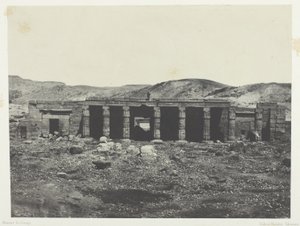 Gournah, palác Menephta 1.; Thebes od Maxime Du Camp