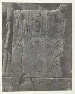 Gournah, Sochy z trůnu kolosů, Théby, 184951, vytištěno 1852.