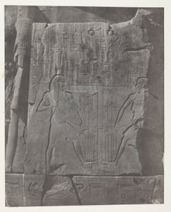 Gournah, Sochy trůnu kolosů; Thebes od Maxime Du Camp