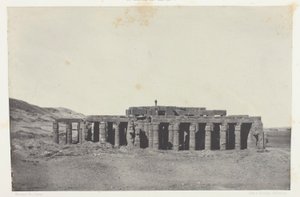 Gournah, Osymandiova hrobka; Théby, deska 58 z alba "Egypte, Nubie, Palestine et Syrie" (1852)
