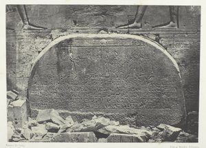 Velký Isidin chrám ve Filoe, Proscynema (Akt klanění); Núbie, deska 75 z alba "Egypte, Nubie, Palestine et Syrie" (1852) od Maxime Du Camp