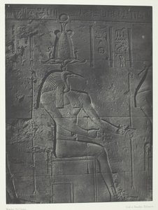 Velký chrám Isis ve Philoe, Toth Ibiocephalus, Nubia, 184951, vytištěno 1852.