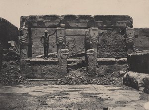 Velký chrám Dendera (Teutyres), Horní Egypt od Maxime Du Camp
