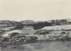 Horní Egypt. Vchod do prvního kataraktu, 1850. od Maxime Du Camp