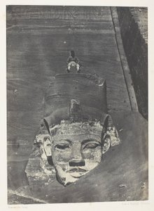 Ibsamboul, Colosse Occidental Du Spéos De Phrè; Nubia, deska 107 z alba "Egypte, Nubie, Palestine et Syrie" (1852)