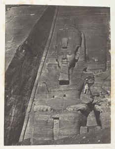Ibsamboul, Colosse Oriental Du Grand Spéos De Phrè; Nubie, deska 103 z alba "Egypte, Nubie, Palestine et Syrie" (1852)