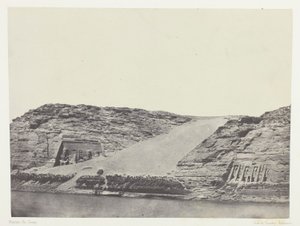 Ibsamboul, Les Deux Spéos; Nubie, deska 101 z alba "Egypte, Nubie, Palestine et Syrie" (1852)