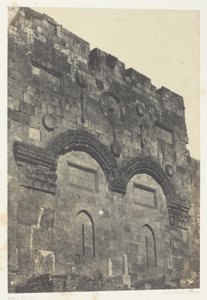 Jeruzalém, Zlatá brána (Bab-El-Daharieh); Palestina od Maxime Du Camp
