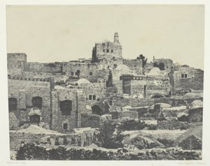 Jeruzalém, západní čtvrť; Palestina od Maxime Du Camp