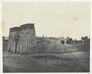 Karnak, Chrám Khons; Thebes od Maxime Du Camp