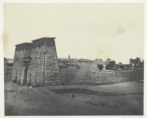 Karnak, Temple de Khons, Thèbes, 184951, vytištěno 1852. od Maxime Du Camp